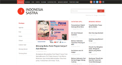 Desktop Screenshot of indonesiasastra.org